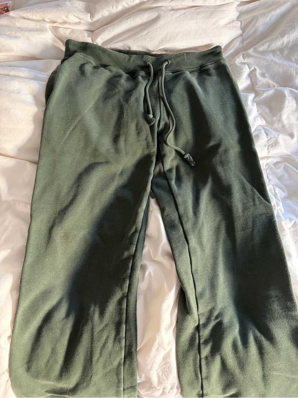 Brandy Melville Olive Green Drawstring Sweatpants
